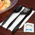 5PCS Biodegradable CPLA Plastic Cutlery Salt Paper Paper